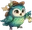 DML owl mascot